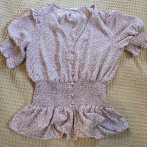 Sienna Sky Pink Floral Patterned Garment